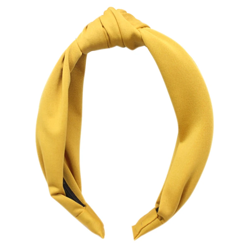 

Solid Color Simple Hair Band Headband Girl Europe and The United States Fan Headband Headwear Hair Accessories