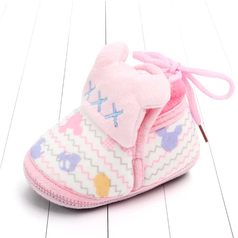 Indoor First Walkers Baby Shoes Cotton Anti-slip Booties Winter Wammer Baby Girl Boy Shoes Newborn Slippers Footwear Booties (46)