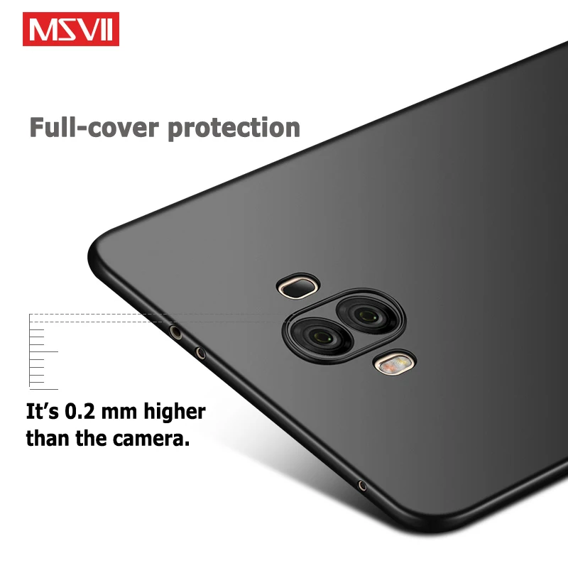 Чехлы Msvii для Huawei Mate 10 чехол тонкий Lite Mate10 Жесткий Чехол из поликарбоната Pro