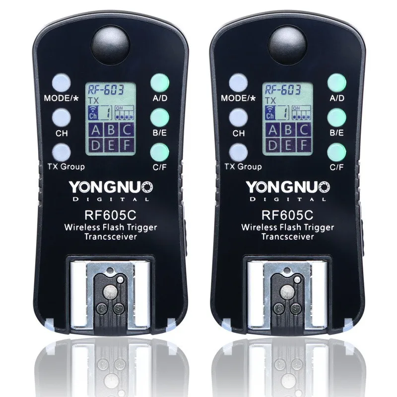 

YONGNUO RF-605 RF605C RF 605C RF605 C Wireless Flash Trigger for Canon upgrade version of RF-603II