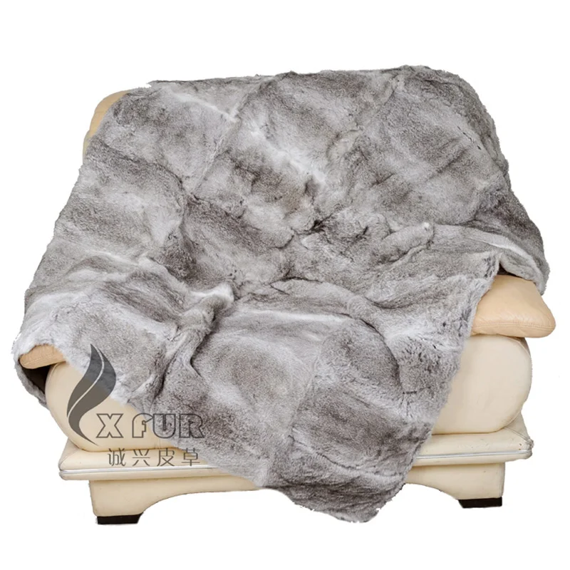 Супер мягкое одеяло из меха кролика 130x150 см CX D 08B|fur lined leather coat|blanket boxblanket size |