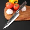 XITUO Kitchen Knife Chef 8 inch Stainless Steel Knives Sushi Meat Santoku Japanese 7CR17 440C High Carbon Knife Cooking Pakka Wo ► Photo 2/6