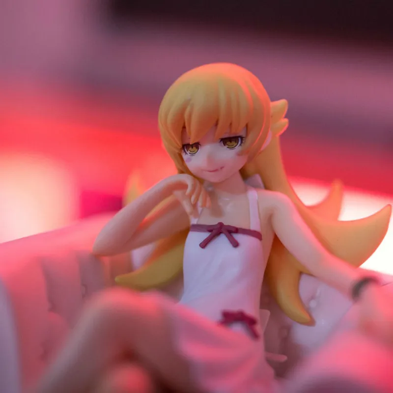IRTBGFU Аниме Фигурка Bakemonogatari Oshino Shinobu диван Ver. Игрушечная фигурка из ПВХ 1/8 весы