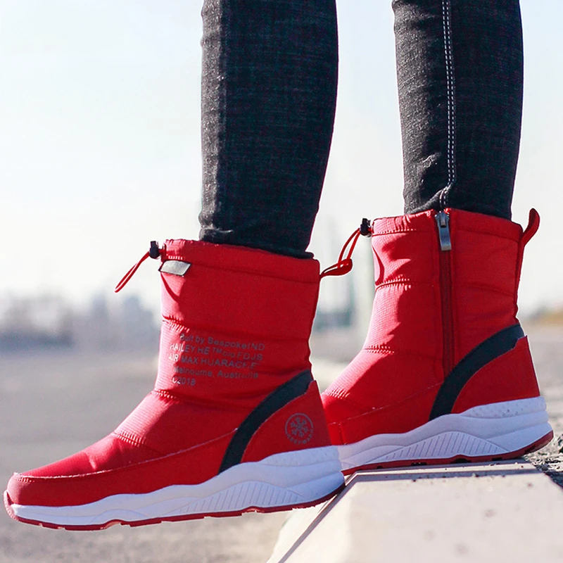 

Women winter boots 2019 high quality women snow boots platform thick fur warm boots non-slip waterproof winter shoes