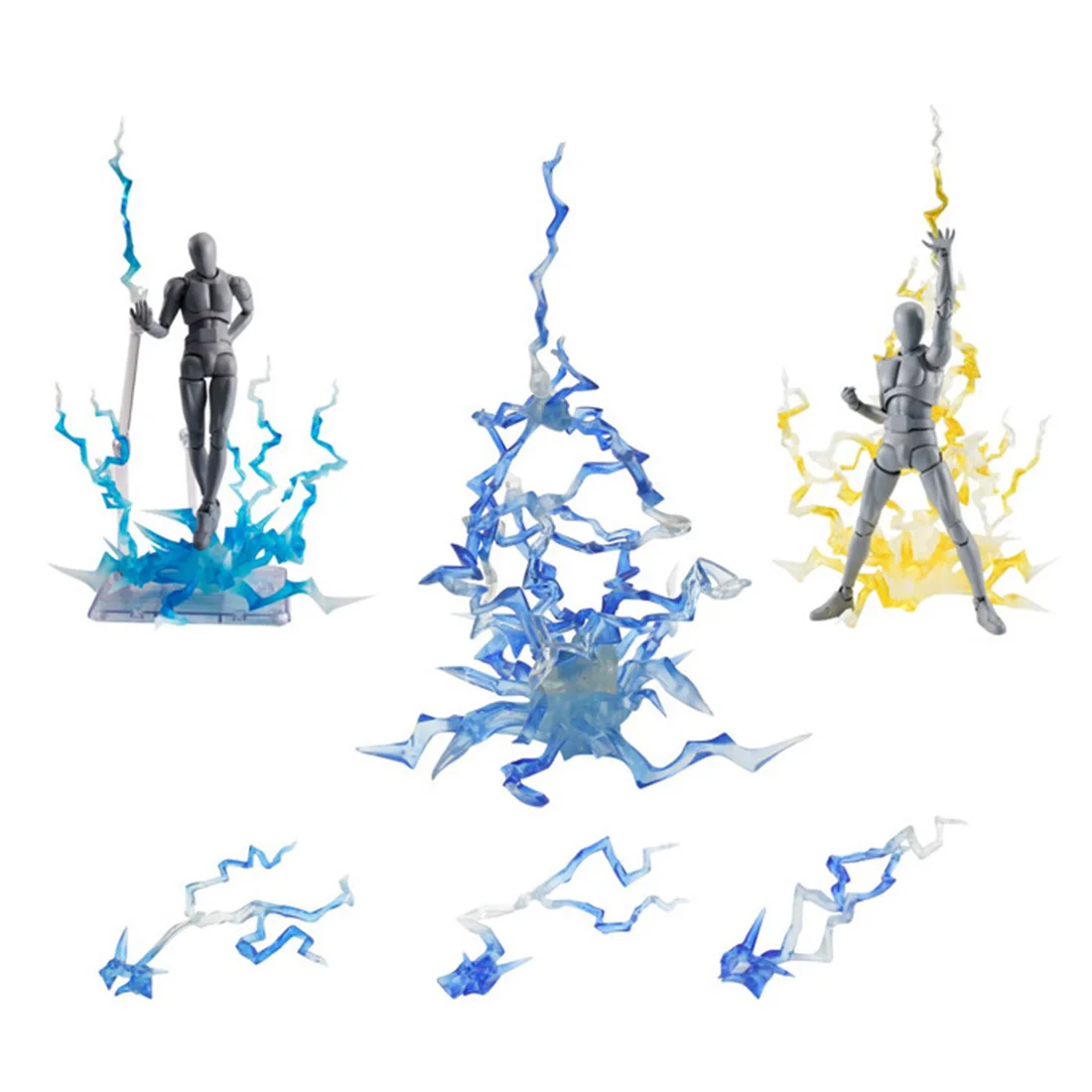 Lightning Special Effects Part for EFFECT IMPACT 1/6 Figure - Transparent