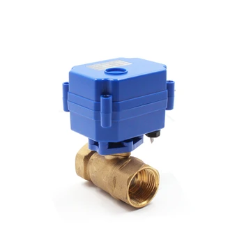 

Perfect Quality cwx-15n/q 1/2" 3/4" two way brass mini electric actuator motorized water control ball valve 12v 24v 220v