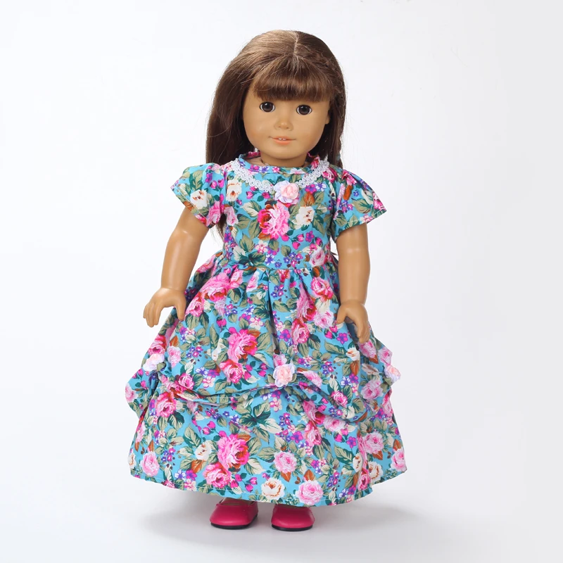 

Doll Dress Pretty Peony Pattern Especially For 18-Inch American Girl Doll Clothes AG551