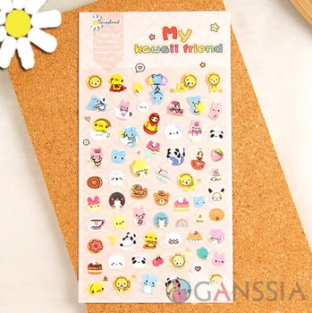 

1PC Kawaii friends stickers for notebook diary stationery scrapbooking sticker material School supplies (tt-1829)