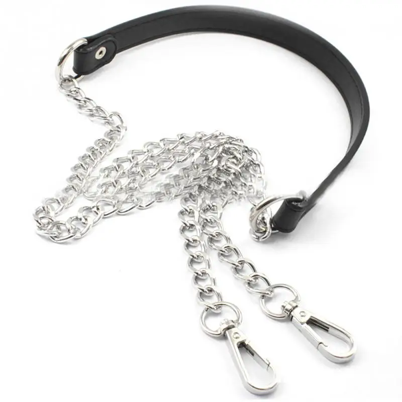 

120cm Bag Chain Replacement Bag strap Metal+PU Leather Strap for DIY Handbag Shoulder Bag replace belt accessories
