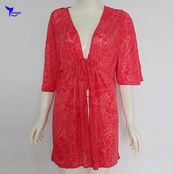 

Plus Size 2019 Transparent Lace Cardigan Beach Bikini Cover Ups Mesh Swimsuit Covers Swimwear Women Robe Bathing Suit Tunics 7XL