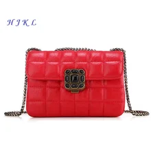 Повседневная Новая женская кожаная сумка geninus в Корейском стиле с узором слона, маленькие саше, ромбическая женская сумка