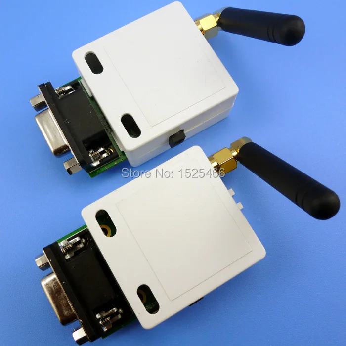 

2Pcs 433mhz 1000m Long Distance UART RS232 Data Radio Modem Serial Port RF Transceiver Wireless Transmitter and Receiver Module