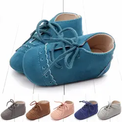 Новорожденный ребенок первая прогулка обувь звезда для девочек и мальчиков кожаные кроссовки Нескользящие Детские ботинки мокасины обувь