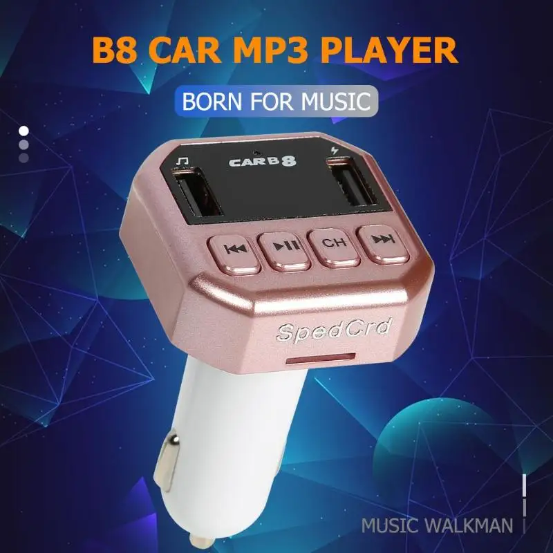 B8 автомобильный комплект громкой связи Bluetooth fm передатчик стерео MP3 плеер