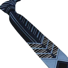 Галстуки Coachella темно-синие в полоску и клетку контрастный дизайн шейный платок из микрофибры обтягивающий галстук 6 см