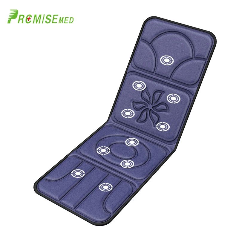 pr+mise Electric Portable Heating Vibrating Far-Infrared Back Massager Chair Pain Relief Massager Mattress