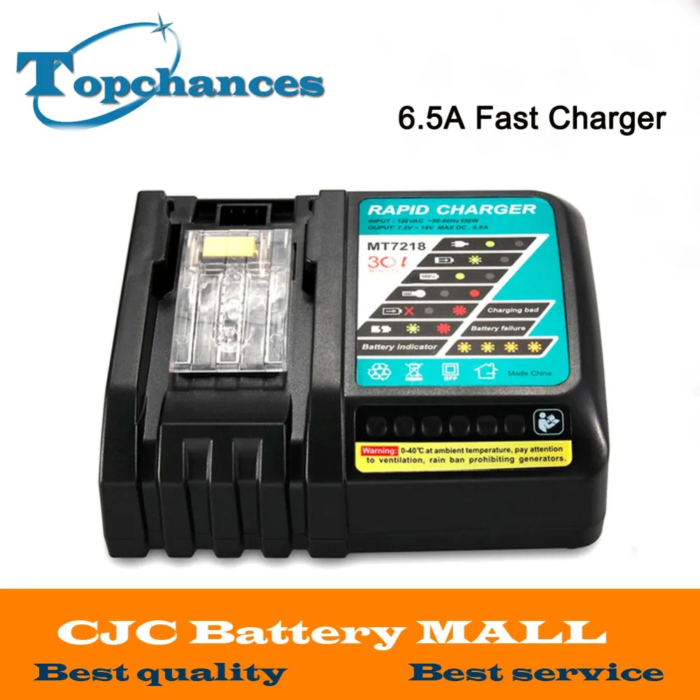 6.5 A Rapide Chargeur Pour MAKITA BL1830 BL1840 BL1850 BL1860 14.4 V 18 V Batterie