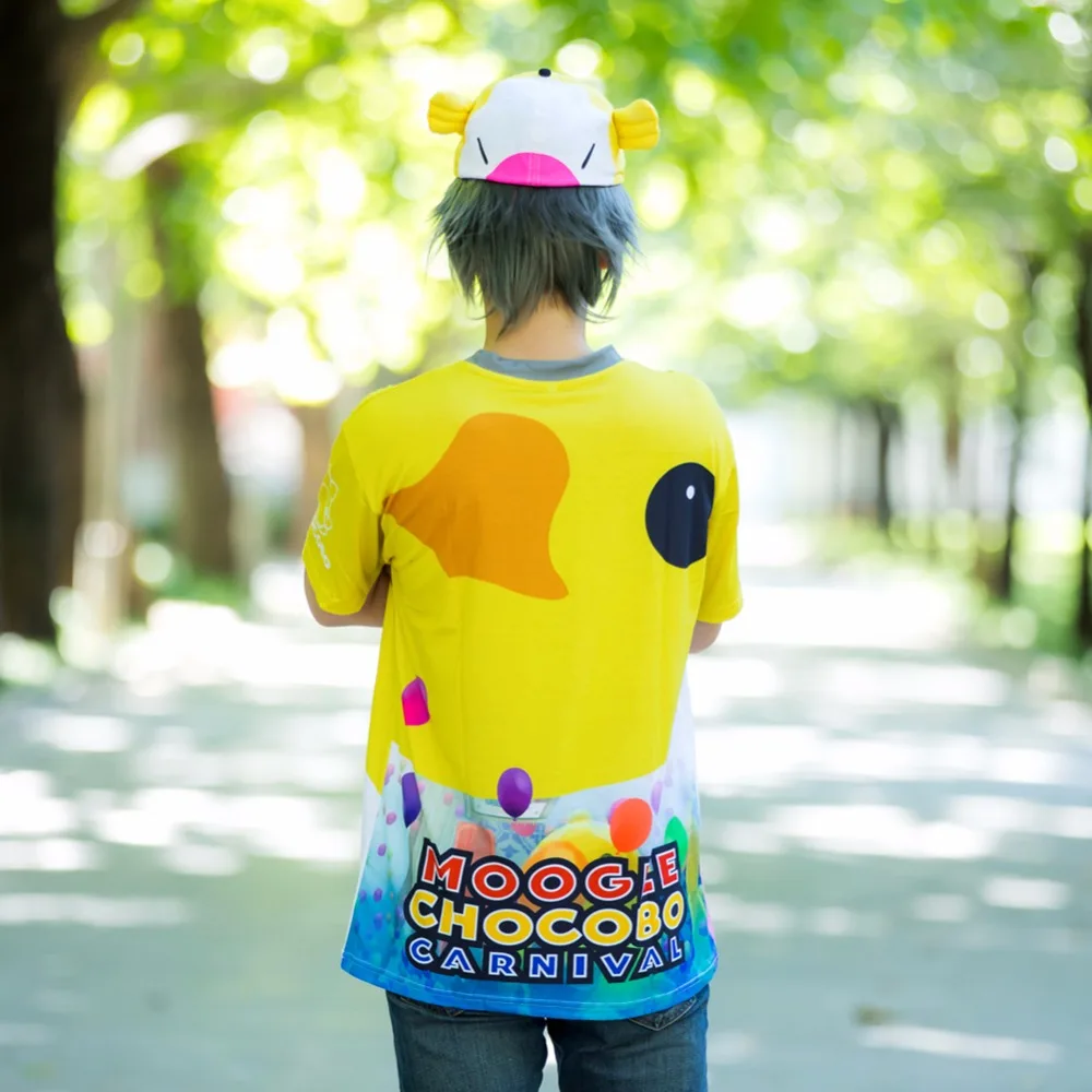 Moogle Chocobo футболка Final Fantasy XV ноктис люцис кэлум маскарадные костюмы Карнавальная рубашка шляпа FF15 Choco-Mog тройник Кепка для детей и взрослых