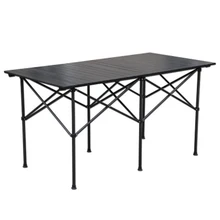 Mesa de piquenique dobrável durável à prova dwaterproof água da liga de alumínio do acampamento cadeira de mesa dobrável ao ar livre para