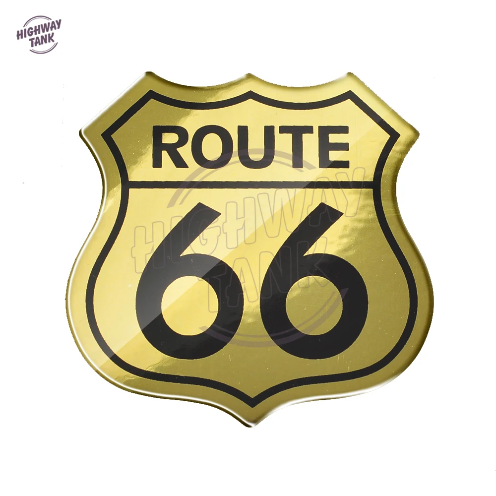 3D Motorcycle Decal Stickers America US The Historic Route 66 Sticker Case for Harley Yamaha Honda Suzuki Kawasaki BMW motorcycle sticker decals