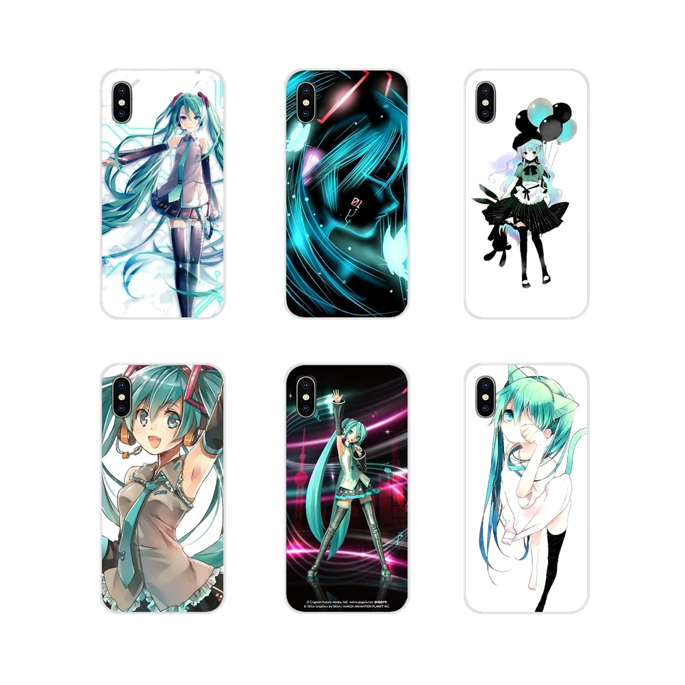 

For Huawei Mate Honor 4C 5C 5X 6X 7 7A 7C 8 9 10 8C 8X 20 Lite Pro Anime 3D Hatsune Miku Accessories Phone Cases Covers