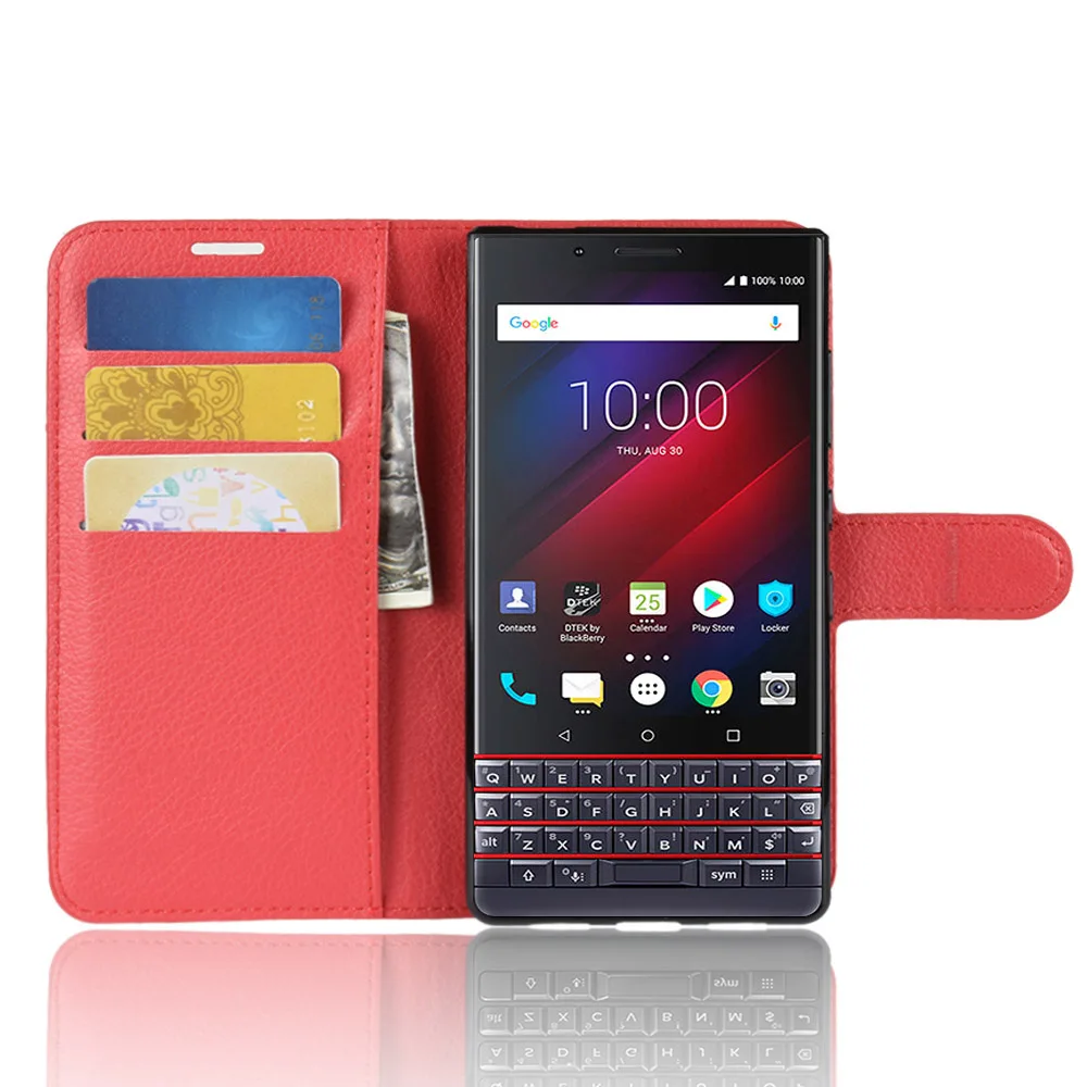 Чехол для телефона Blackberry Key 2 Lite Le Flip PU кожаный чехол Key2 смартфон