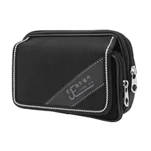 NoEnName_Null, унисекс, повседневный смарт-чехол для телефона на молнии, поясной ремень, сумка, чехол, карман для карт, сумки, высокое качество, Холщовая Сумка для телефона