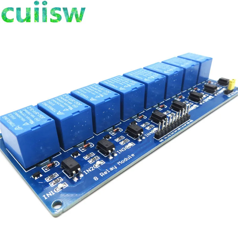 1 шт. с анод 8-канальный сетевой видеорегистратор 8-канальный контрольная панель Реле PLC реле 5 V модуль для arduino