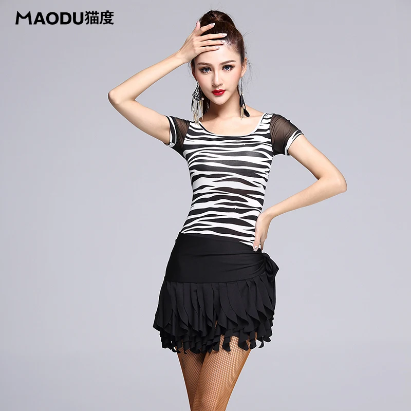 Latin dance clothes Suit adult female spring and summer Latin dance