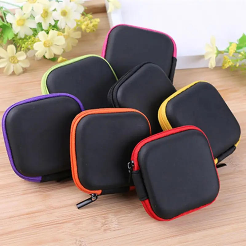 

7 Pcs in Ear Bud Earphone Headset Headphone Case Mini Storage Carrying Pouch Bag