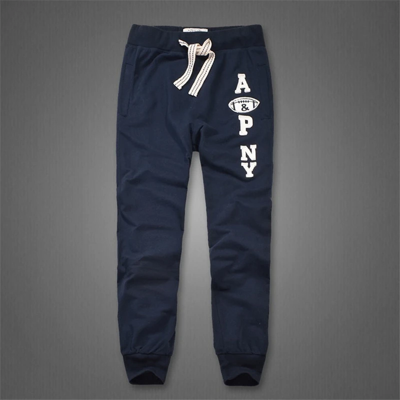 

2018 new arrival men sweatpants Embroidery letter cotton men pants full length