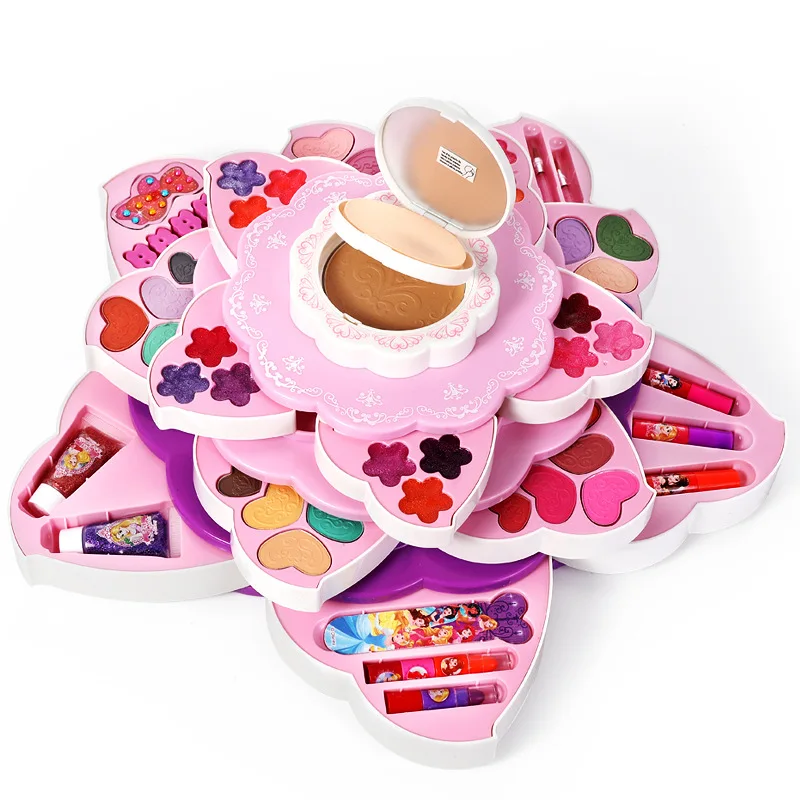Disney Girls макияж игрушки притворяться играть красота модные детская косметика