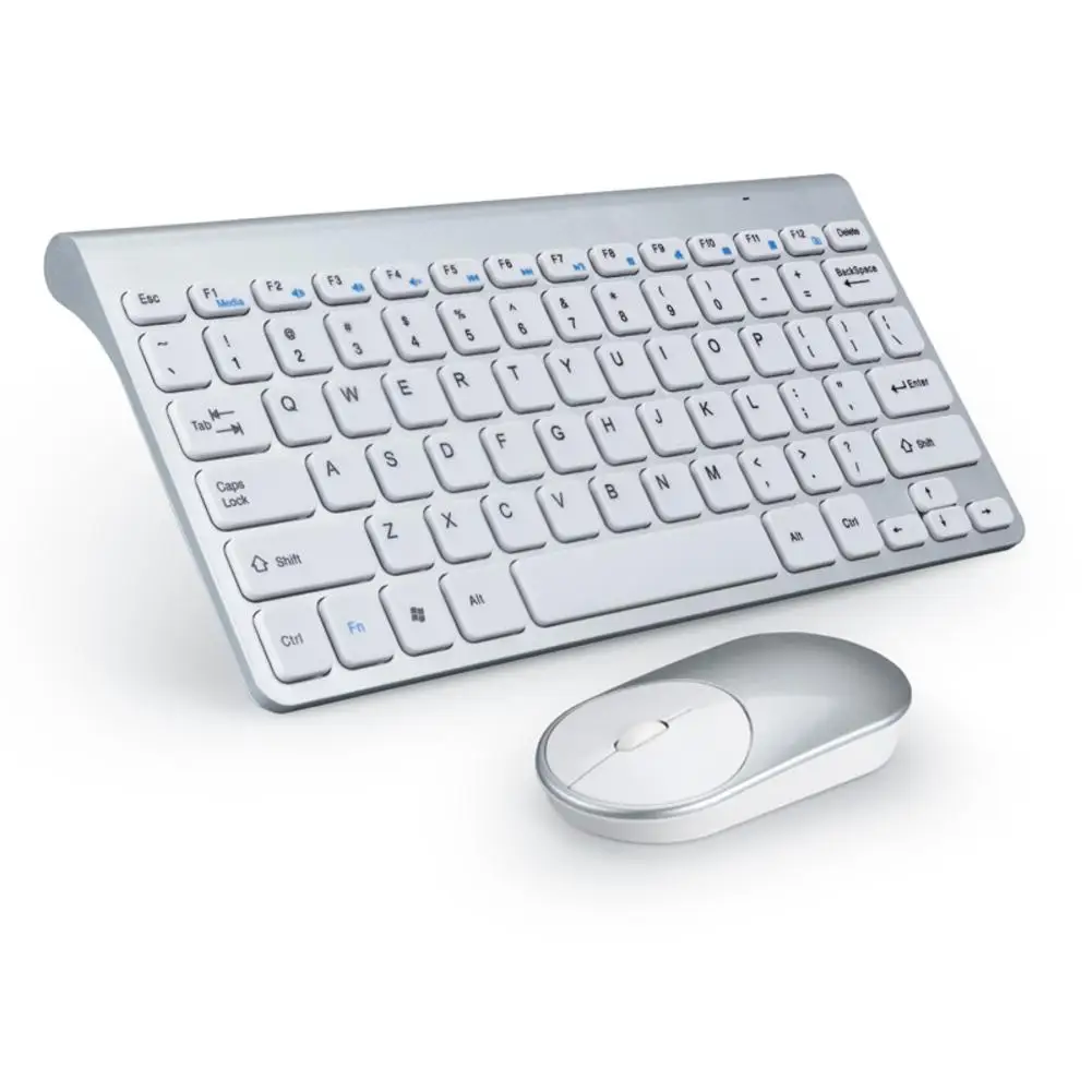 

2.4G Wireless Keyboard And Mouse Mini Multimedia Keyboard Mouse Combo Set For Notebook Laptop Mac Desktop PC TV Office Supplies