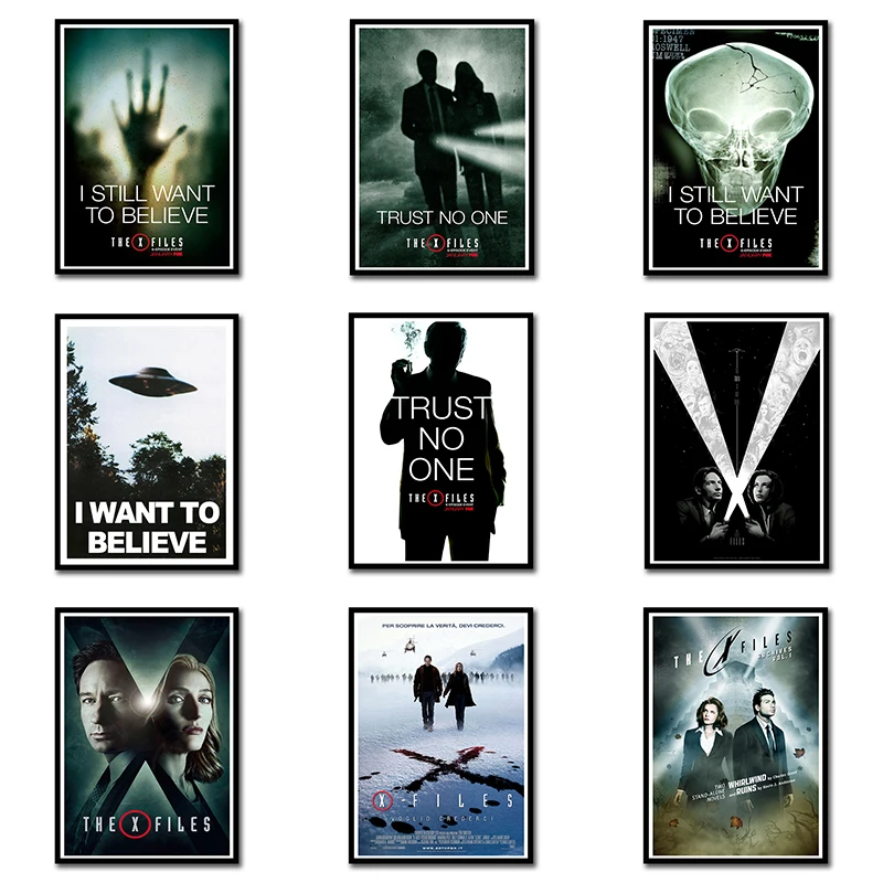 QIHE 5pcs//Set I Want to Believe UFO Alien X-Files Enamel pin Badge UFO pin Alien pin
