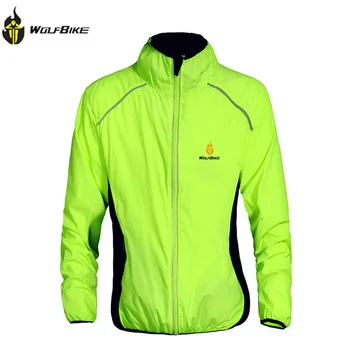 

Woifbike Bicycle Cycling Jersey Sports Men Riding Breathable Windproof Cycling Jackets Clothing Bike Long Sleeve Wind Coat