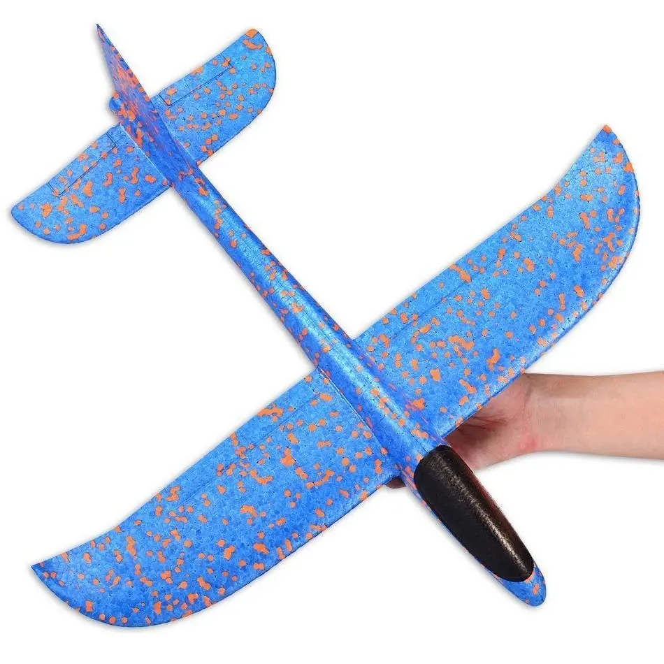 

48cm Big Good quality Hand Launch Throwing Glider Aircraft Inertial Foam EPP Airplane Toy Children Plane Model Outdoor Fun Toys