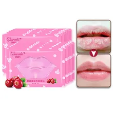 5 шт. питательная маска для губ Хрустальная нашивка губы с коллагеновая маска для губ Эссенция от старения против морщин крем для губ гель патч отбеливание