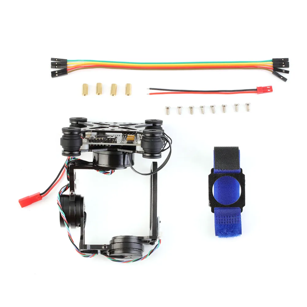 1pcs 2016 Newest 3-Axes Brushless Gimbal Mount with 32bit Storm32 Controller For Gopro 3 4  for  Phantom Wholesale Dropship