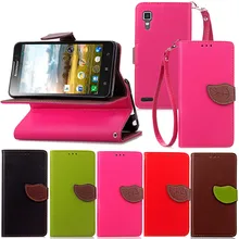 Elegant Leaf Design PU leather Wallet Case For Lenovo P780 case Wallet Card Holder stand Flip Mobile Phone Bags cover