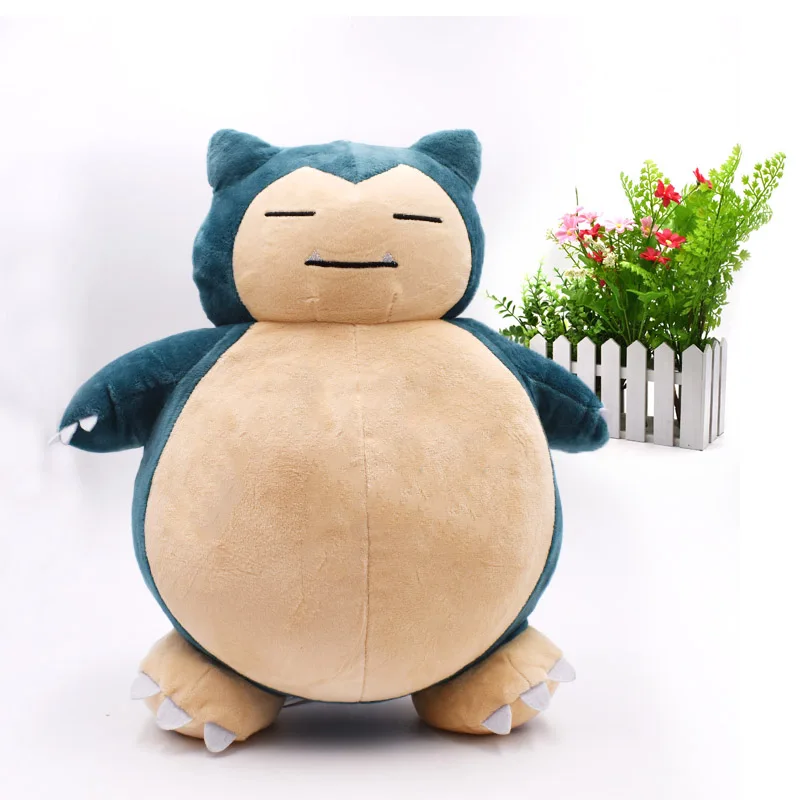 

33 cm Anime Cartoon Plush Peluche Doll Snorlax Soft Stuffed Hot Toy Great Christmas Gift For Children