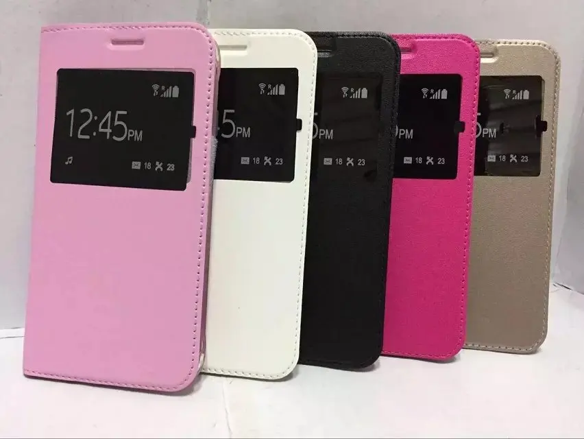 

PU Leather Window View Flip Book Case For Samsung Galaxy A3 A5 A7 J2 J3 J5 J7 2016 2017 A6+ A8 2018 Fundas Back Cover Shell Case