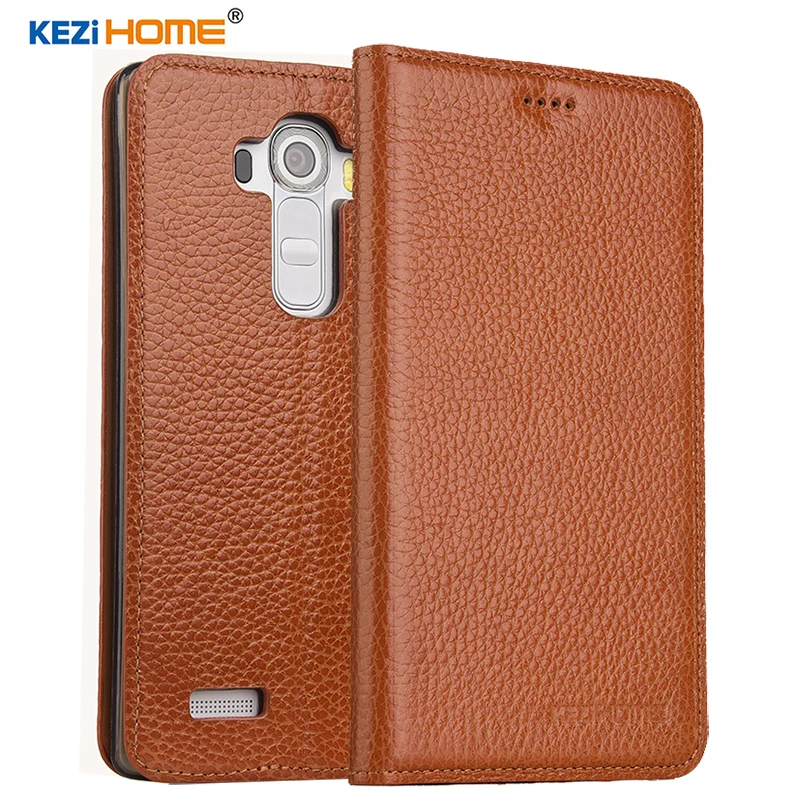 imágenes para G4 KEZiHOME para LG caso Del Tirón Del cuero genuino cubierta suave del silicio para LG G4 imágenes para G4 KEZiHOME para LG caso Del Tirón Del cuero genuino cubierta suave del silicio para LG G4