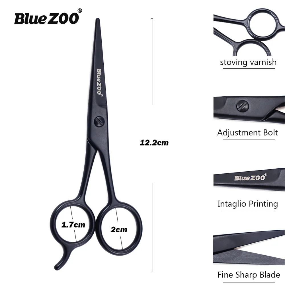 Facial Hair Scissor Stainless Steel Beard Trimmer Face Grooming Nose