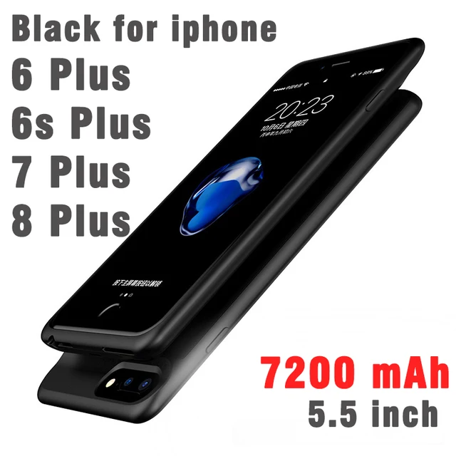 JOYZON New 5000/7200mAh Battery Charger Case For iPhone 6 Plus 6s 7 8 Plus Power Bank External