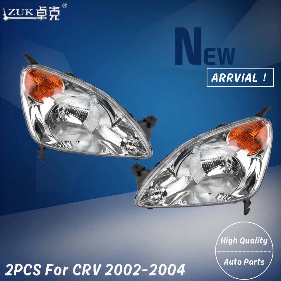 

ZUK 2PCS Front Bumper Headlight Headlamp Head Light Lamp For HONDA CRV 2002 2003 2004 2005 2006 RD5 RD7 Yellow/White Corner Lamp
