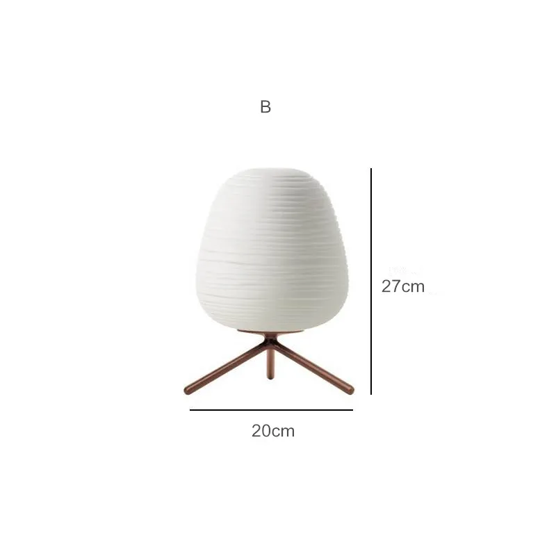 Modern table lamp glass LED desk Lamps bedside table lights for hotel home art deco bedroom lighting abajur light fixtures lamps - Цвет абажура: B