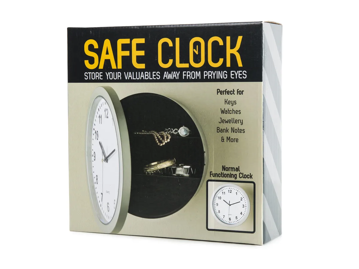 8 inches wall clock safe clock safe Jewelry Creative wall clock Clock
