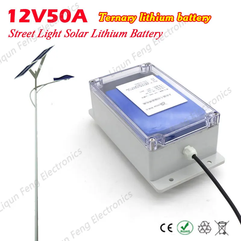 Garden Lights with Solar Battery 12V 50AH Energy Lithium China Ternary external battery Control Integrated | Спорт и развлечения