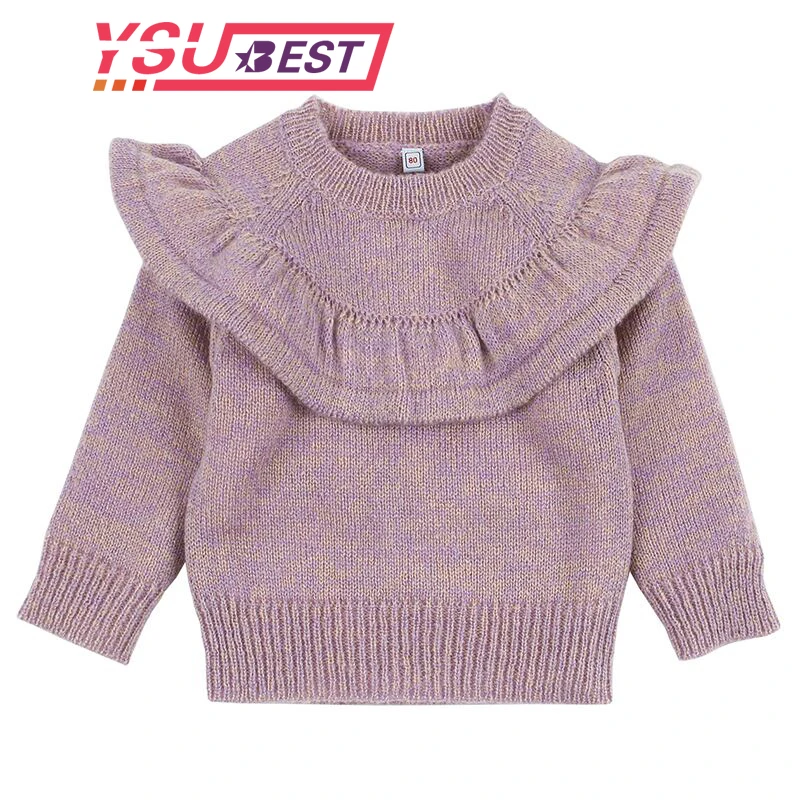 Kids Girls Baby Knitted Cardigan Jacket Coat Jumper Sweater Outwear Pullover Top