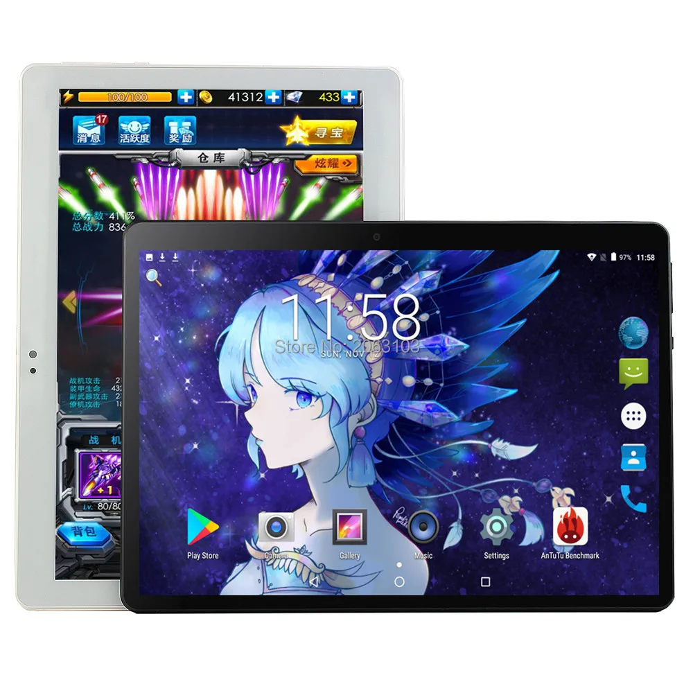 Скидка Хит, новинка, ОС Android 9,0, 10 дюймов, планшетный ПК, четыре ядра, 6 ГБ ОЗУ, 64 Гб ПЗУ, 8 ядер, 1280*800, ips экран, font b gps b font планшеты, 10,1 подарок